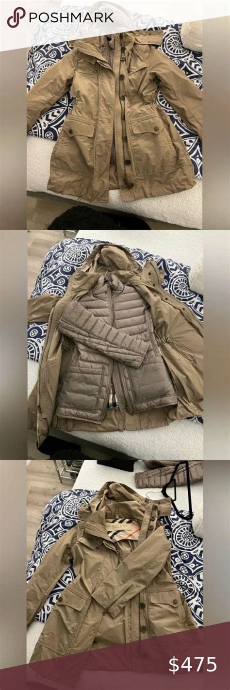 burberry brit camo jacket|burberry brit anorak jacket.